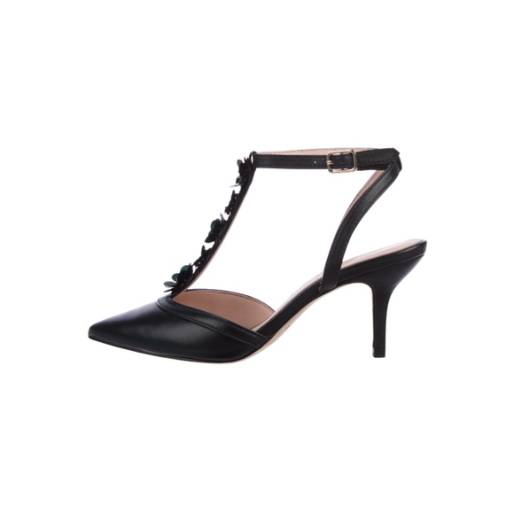 Kate Spade New York Jayme Leather Pumps in Black - Picture 2 of 13